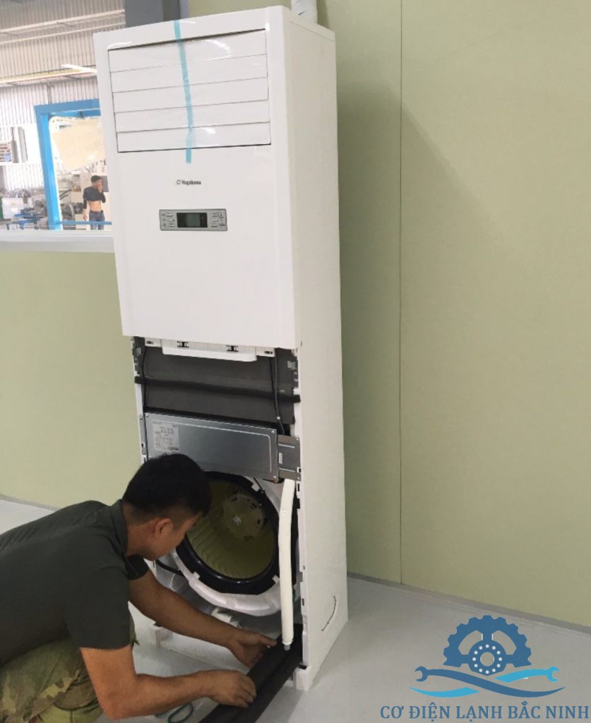 lắp đặt điều hòa tủ đứng tại bắc ninh