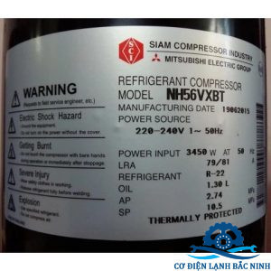 Máy nén mitsubishi NH56VXBT
