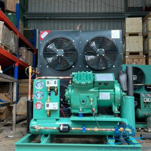cụm máy nén sanyo 10hp giải nhiệt gió