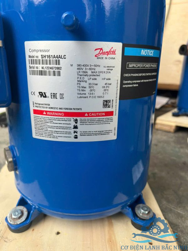 thông số máy nén SH161A4ALC