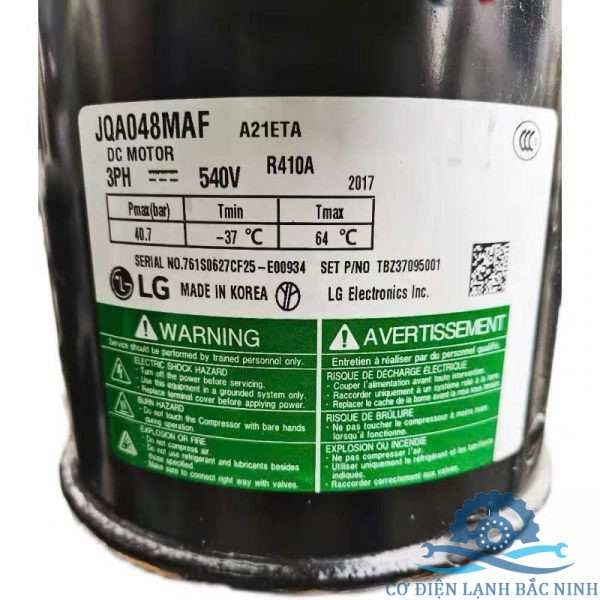 Máy nén LG JQA048MAF
